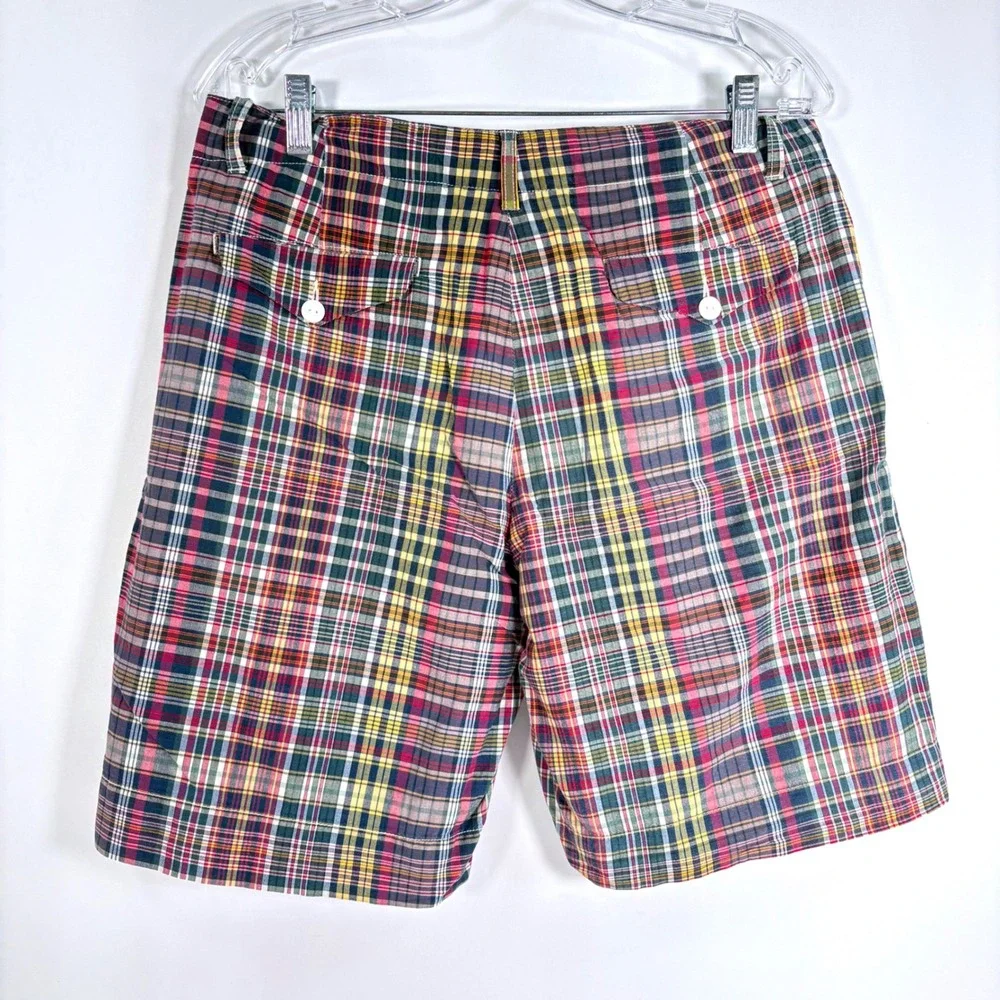 Polo Ralph Lauren Shorts Multicolor Plaid Authentic India Madras Mens 32